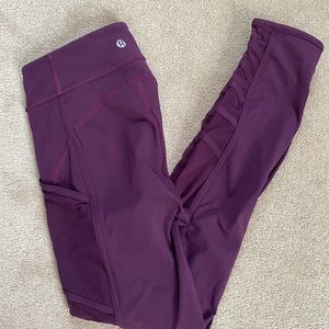Lululemon align leggings with mesh sides